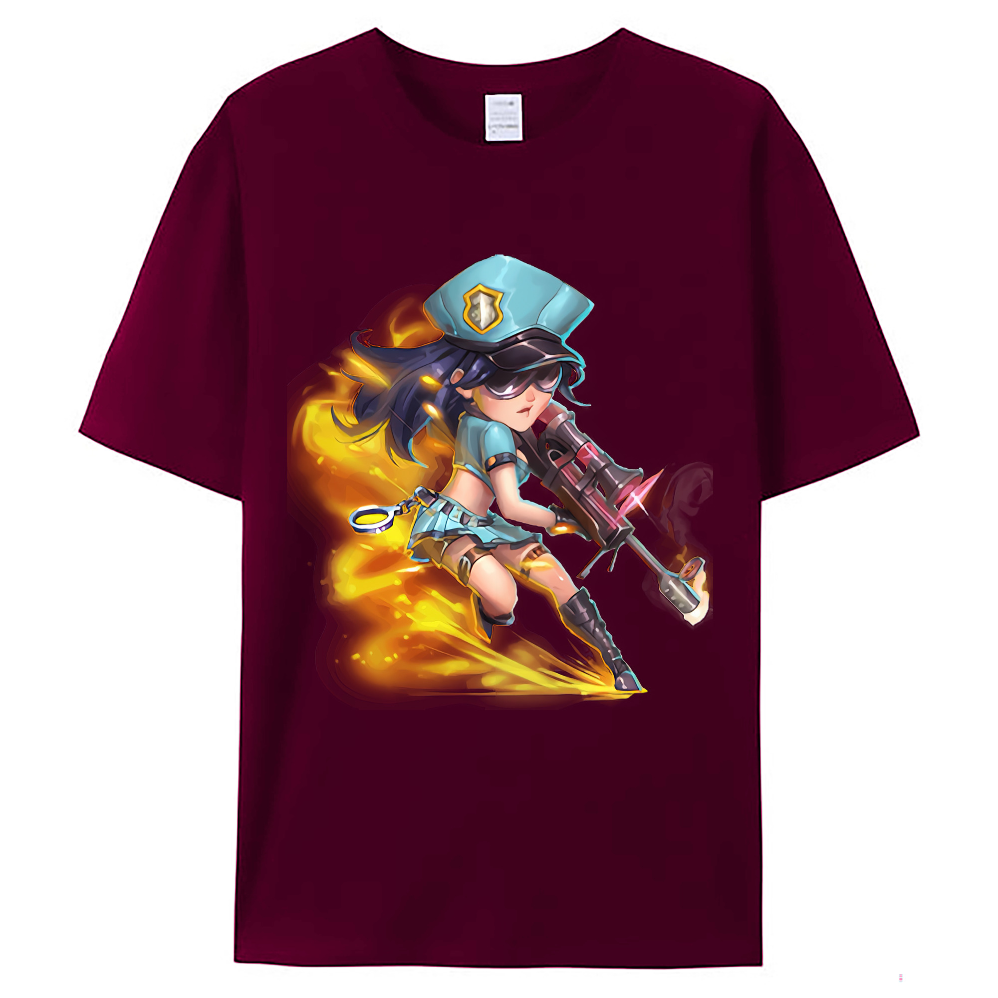 （画像用） リーグ・オブ・レジェンド League of Legends LOL レディースカジュアルプリントTシャツ（綿100％）